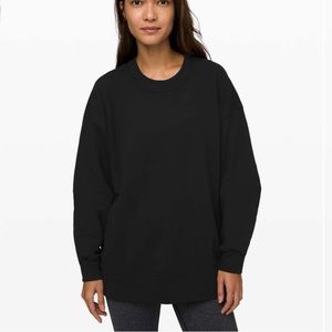 Lululemon Perfectly Oversized Crew: Black Size S